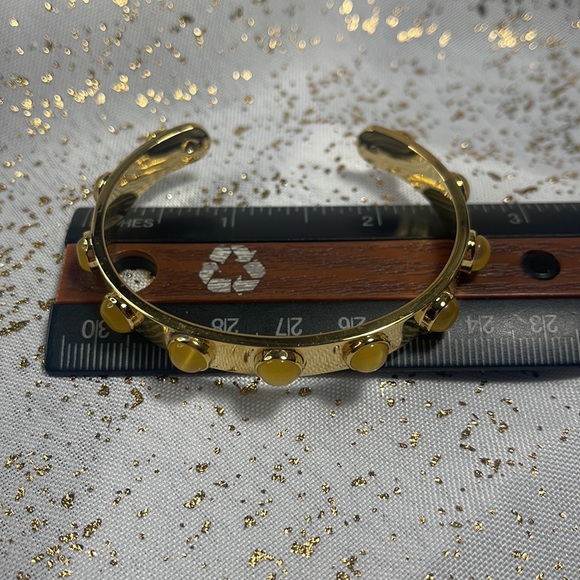 Kate spade bangle bracelet NWOT yellow gold - Picture 4 of 7